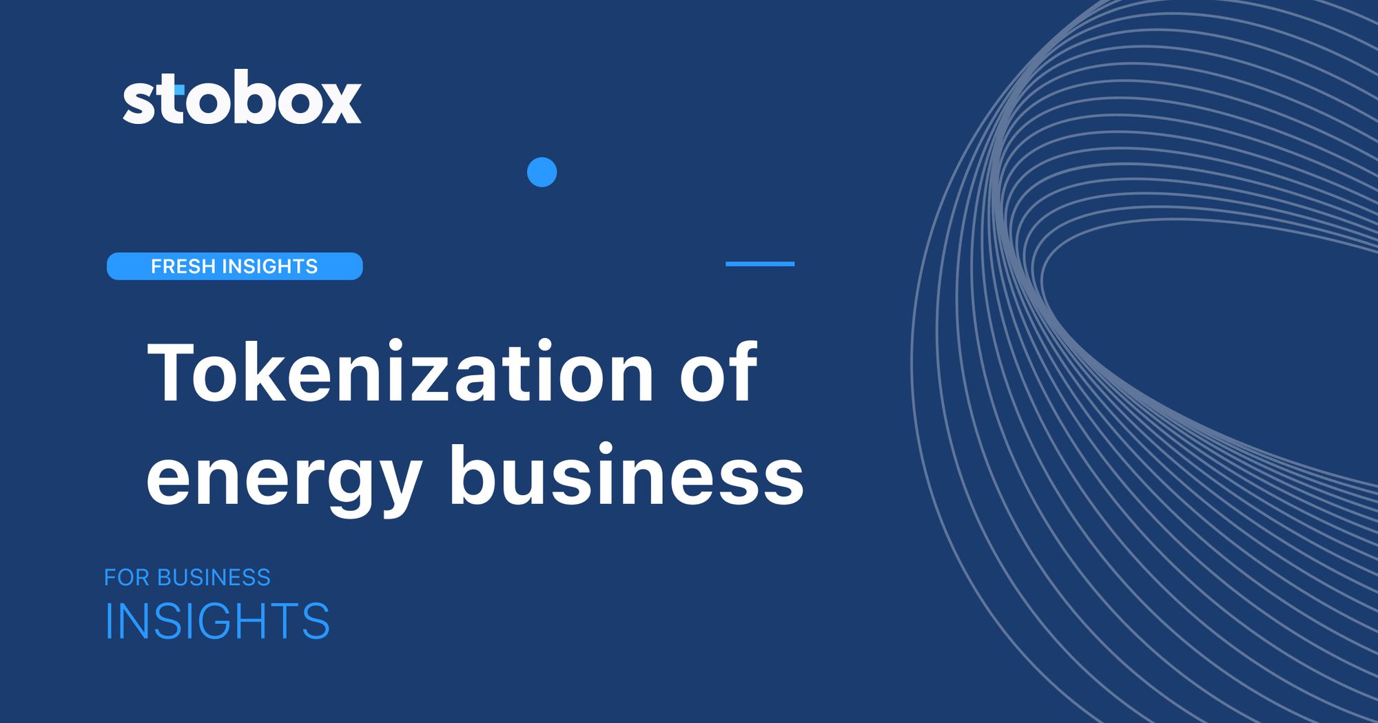 Tokenization of energy business.