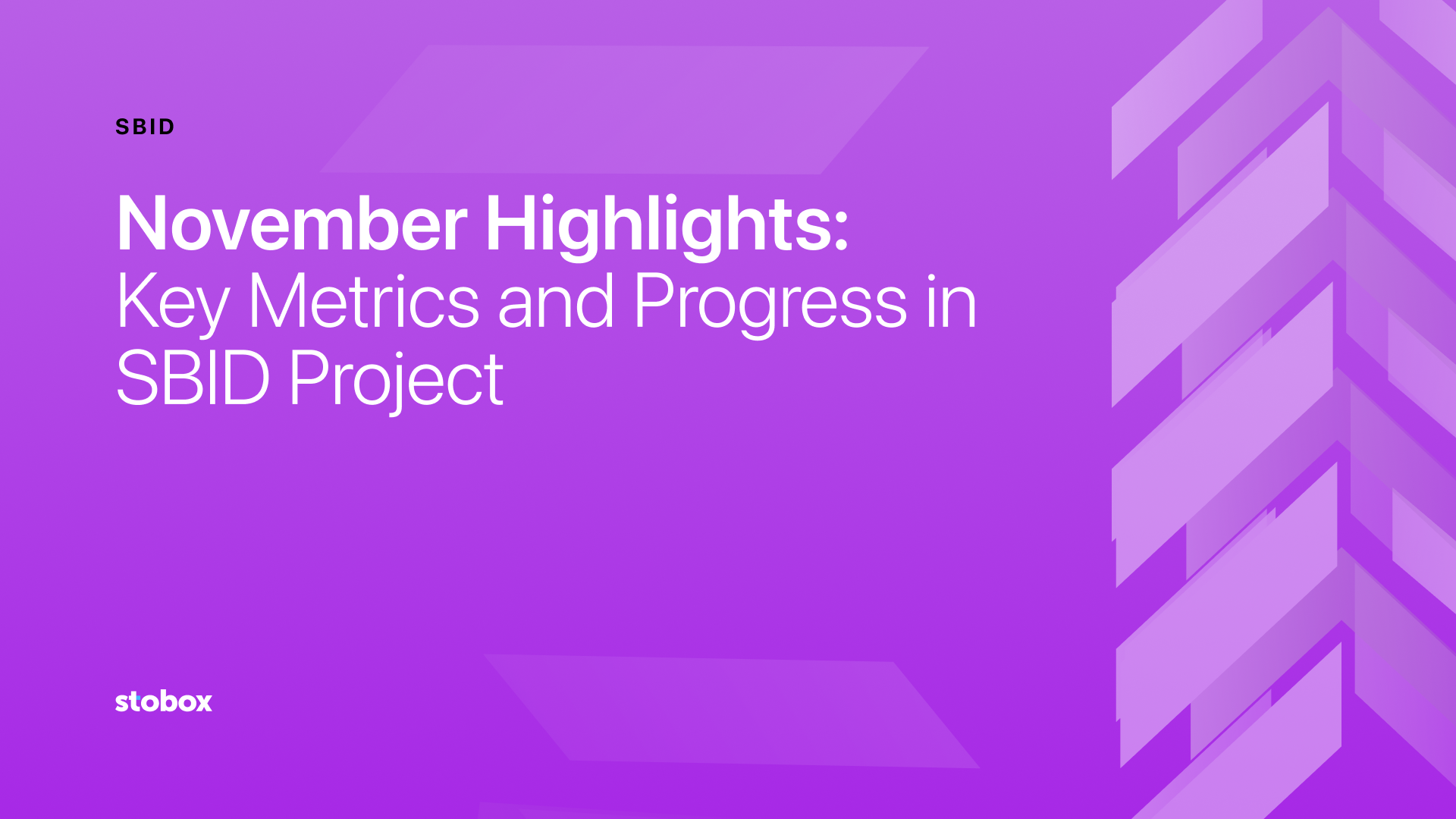 November Highlights: Key Metrics and Progress in SBID Project
