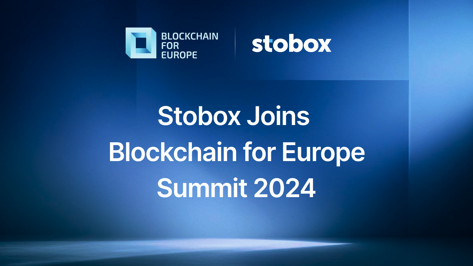 Stobox Joins Blockchain for Europe Summit 2024