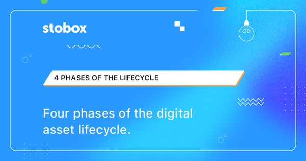 Four phases of the digital asset lifecycle.